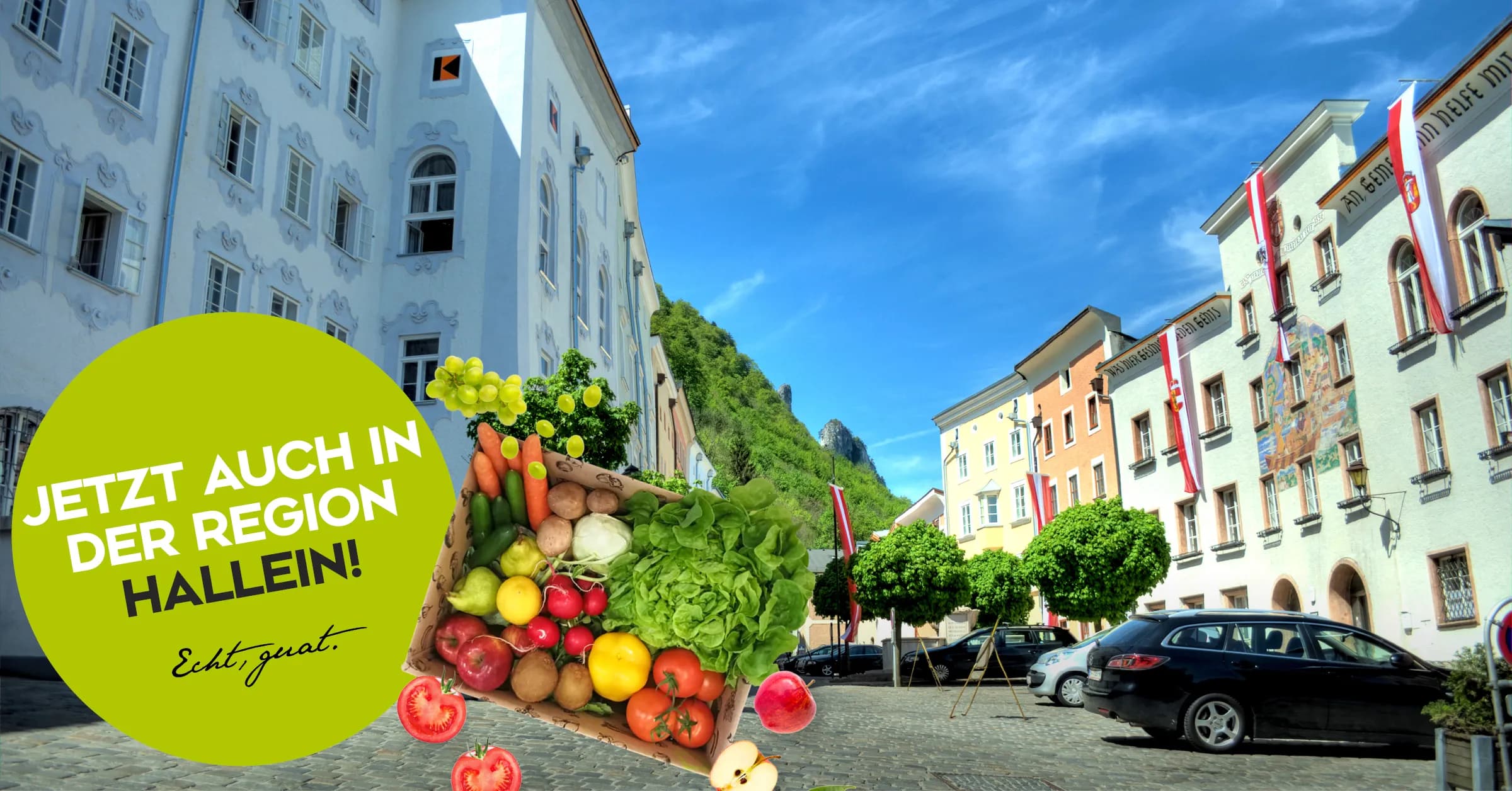 Bio Obst und Gemüse Kiste online Abo bestellen und kaufen in Hallein