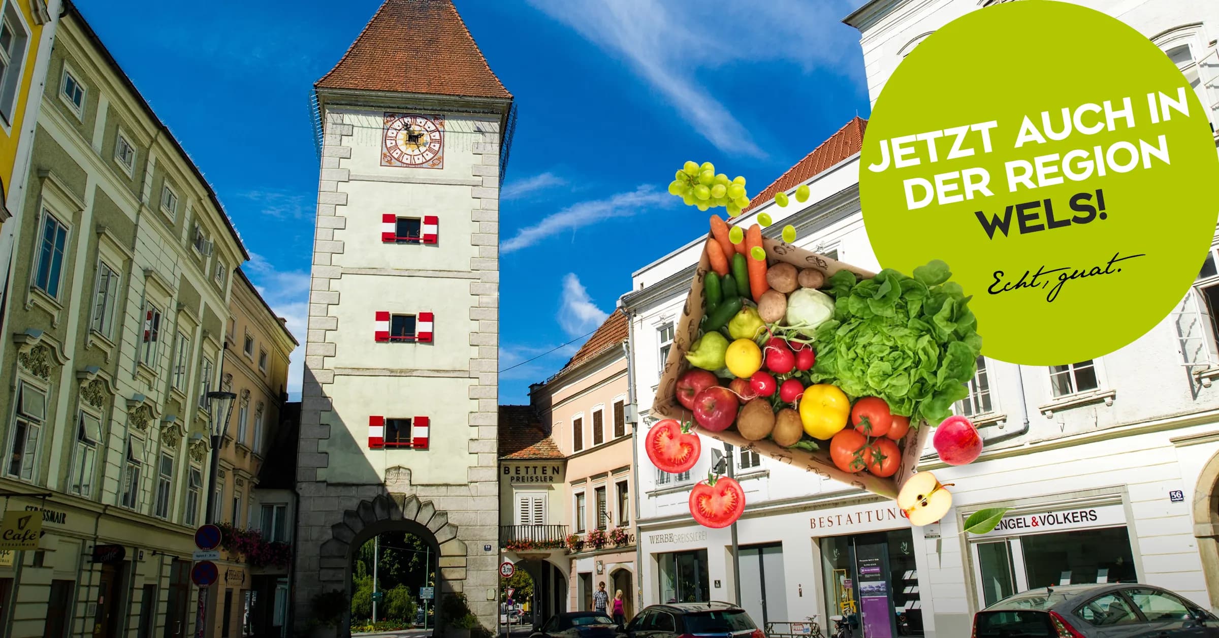 Bio Obst und Gemüse liefern lassen in Wels